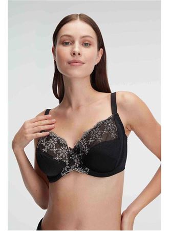 Kadın Balenli Desteksiz Dolgusuz Toparlayıcı Dantelli Küçültücü Sütyen (3633)