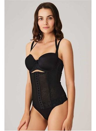 Kadın Toparlayıcı Bel İnceltici Dikişli Büyük Beden Kancalı Çıkabilen Askılı Sıkı Bel Korse (2507)