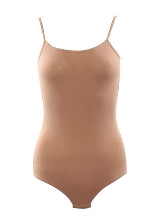 Kadın Pamuklu Alttan Çıtçıtlı İp Askılı Badi (5713)