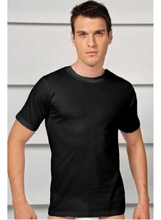 Erkek Pamuklu Kısa Kol Dar Yaka Klasik Fanila T-Shirt (2505)