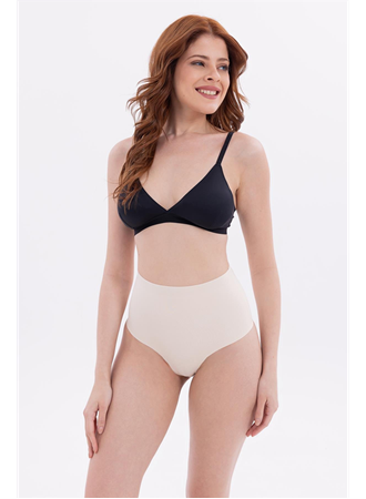 Ten MI EMAY 2704 Lazer Kesim Yüksek Bel Hayalet Külot