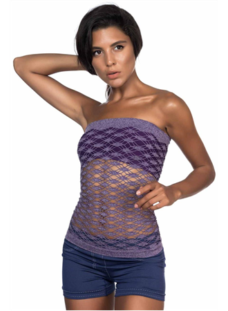 Mor MI Emay 5034 Fantazi Büstiyer Atlet Korse