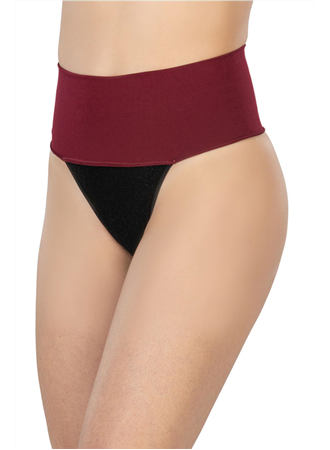 Bordo MI 2048 Seamless Çift Renk String Korse