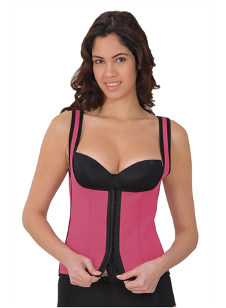 Gül Kurusu MI 9173 Terletici Agraflı Göğsü Açık Atlet Korse