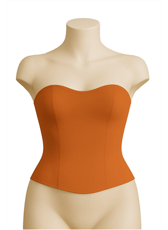 Turuncu MI Emay 9155 Terletici Korse Büstiyer