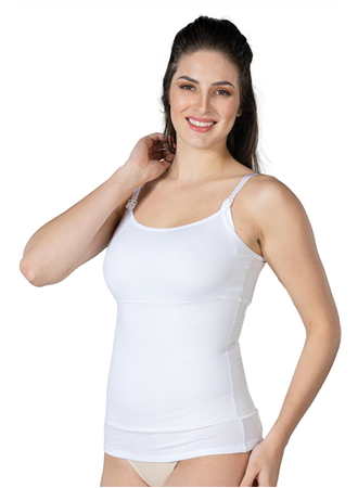 Beyaz MI Emay 1402 Modal Cotton Emzirme Atlet Korse