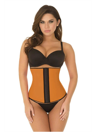 Turuncu MI 9161 Terletici Agraflı Bel Korse