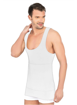 Beyaz MI Emay 1400 Modal Cotton Erkek Atlet Korse