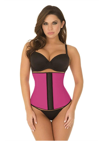 Gül Kurusu MI 9161 Terletici Agraflı Bel Korse