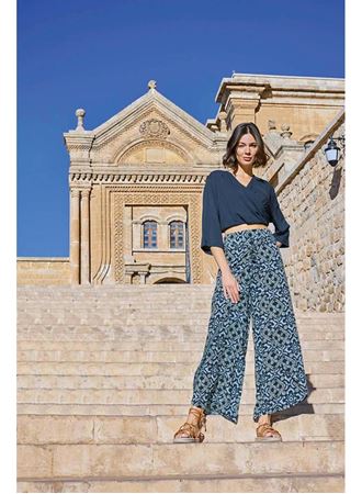 Etnik Desenli Alt Üst Takım