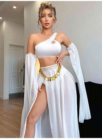 Özel Tasarım Beyaz Harem Kostümü