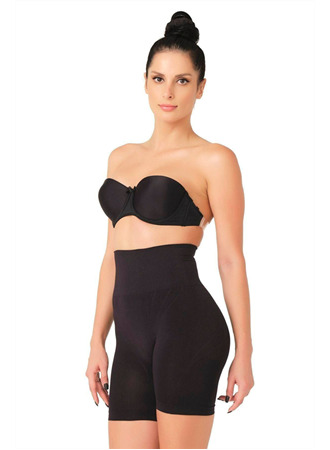 Siyah MI Emay 2017 Düşük Bel Double Pantalon Korse