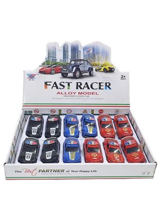 Çek Bırak Metal Polis Arabası - K137A54