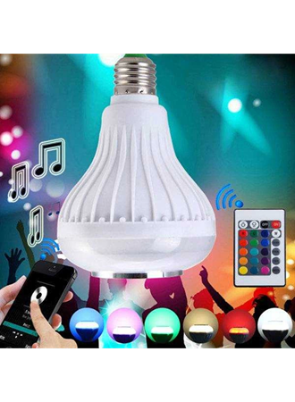 Hoparlör ve Led Lamba Uzaktan Kumandalı Ampül (