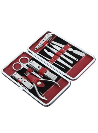 Profesyonel Çelik Manikür Pedikür Seti 10 Parça (