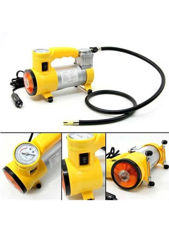 Hava Kompresörü Mini Şişirme ve Aydınlatma Araç Lastik Pompası (