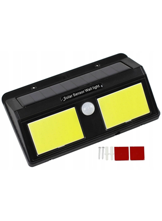 Solar Güneş Enerjili Sensörlü 96 Cob Led Aplik Duvar Tipi Led Lamba (