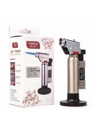Torch Jet Gazlı Pürmüz Doldurulabilir Tabancalı Alevli Çakmak (