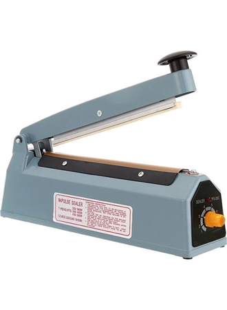 Fs-200 Metal Gövdeli Kullanımı Kolay Poşet Ağzı Kapama Yapıştırma Makinası (20cm) Impulse (
