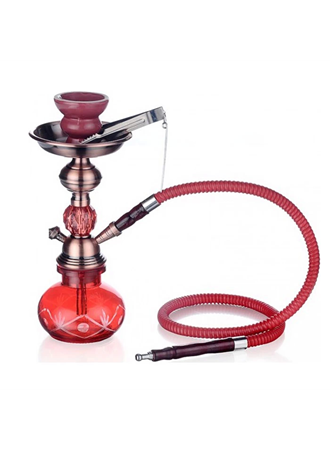 Küçük Boy Taşınabilir Nargile Takımı - Kırmızı (
