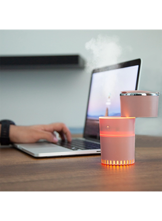Lattice Ortam Nemlendirme ve Dezenfektan Buhar Makinesi (pembe) Usb (