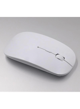 Ultra İnce Usb Bilgisayar Pc Dizüstü Masaüstü Kablosuz Mouse (beyaz) (