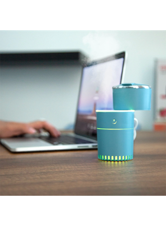 Lattice Ortam Nemlendirme ve Dezenfektan Buhar Makinesi (mavi) Usb (