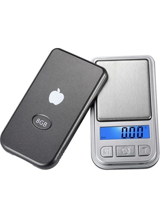 Diamond Dijital Göstergeli Mini Elma Hassas Cep Terazisi Mp-3 (200 Gr-0.01) (