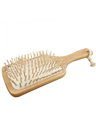 Doğal Ahşap Saç Fırçası Bambu (