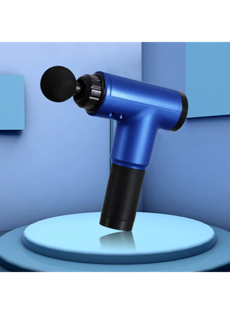 Pratik 4 Başlıklı 6 Seviye Hız Ayarlı Vurmalı Kas Yoğurmalı Titreşimli Masaj Tabancası Aleti (