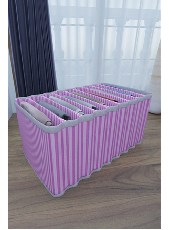 8 Bölmeli Dolap ve Çekmece Içi Düzenleyici Akordiyon Organizer L-00517 (3 Adet) (