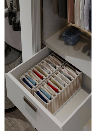 11 Bölmeli Dolap ve Çekmece Içi Düzenleyici Akordiyon Organizer M-00500 (1 Adet) (