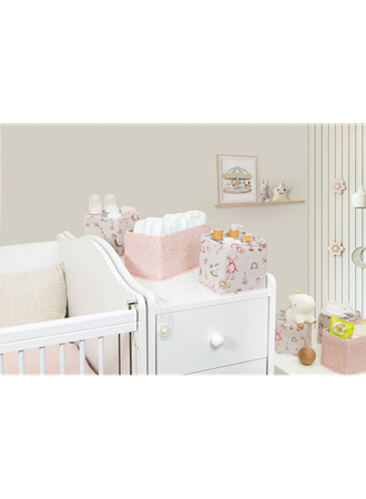 Baby 3'lü Kullanışlı Çekmece Düzenleyici Çok Amaçlı Organizer Kutu (pembe) (