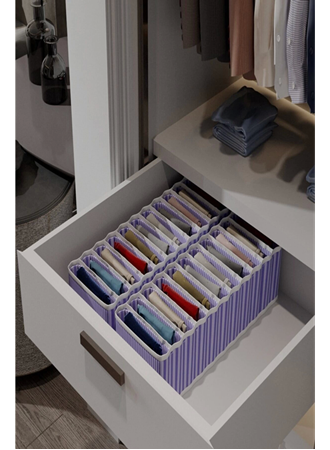 11 Bölmeli Dolap ve Çekmece Içi Düzenleyici Akordiyon Organizer M-00500 (3 Adet) 00517 (