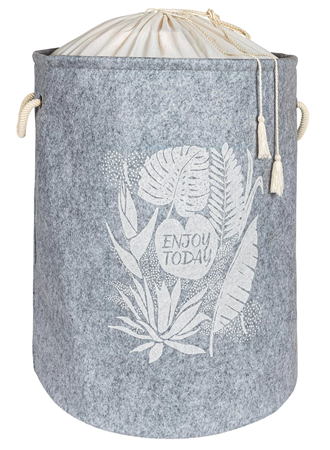 Torbalı ve Kulplu Püskül Detaylı Düzenleyici Çok Amaçlı Organizer Keçe Sepet -03631 (