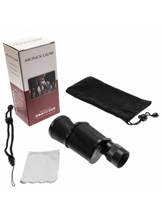 Baigish 10x40 Metal Deri Kaplamalı Rus Modeli Monoküler Dürbün (