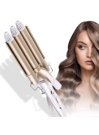 Profesyonel Seramik Wag Su Dalgası Saç Maşası - Doğal ve Kalıcı Bukleler İçin (