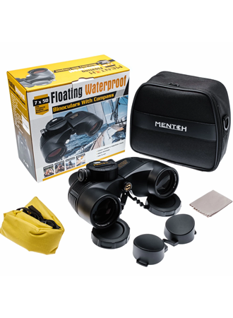 Mentch 7x50 Profesyonel Dürbünü 1000m/132m Su Geçirmez Siyah (