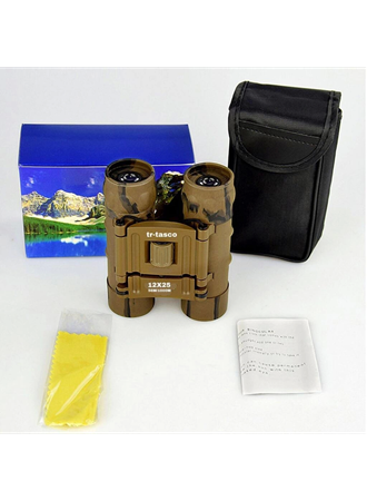 12X25 El Dürbünü 1000M/56M - Geniş Görüş Alanlı Kamuflaj (