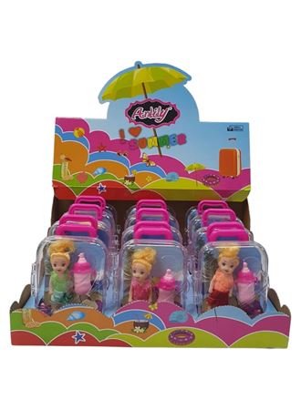 Anlily Biberonlu Bebek ve Bavulu - 02292