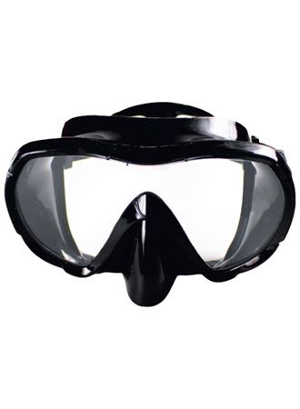 Siyah Silikon Tek Maske Tempered - 299