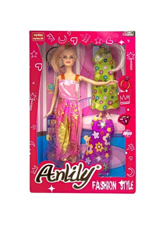 Anlily Yedek Elbiseli Bebek Seti - 02252