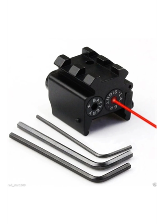 Avcılık, Tabanca için 20mm ray, Kırmızı Noktalı Lazer L2030 (
