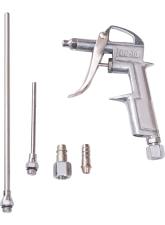 Parça Metal Uzun ve Kısa Hava Tabancası Seti - Hava Püskürtme ve Temizleme Aracı (