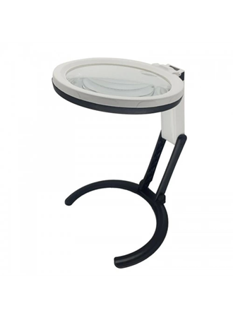 -2x5x120mm 10 Ledli Masaüstü Büyüteç (