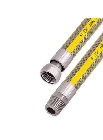 Ocak Fırın Doğalgaz Bağlantı Fleksi Extra Korumalı Hortum 0.75 Cm (