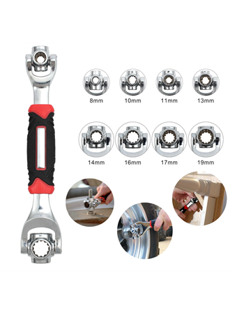 360 ° Döner Başlıklı Çok Fonksiyonlu Soket Anahtar (