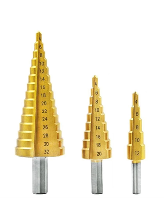 Kademeli Matkap Ucu Sac Delme Seti Paslanmaz Uç Hrd113 (