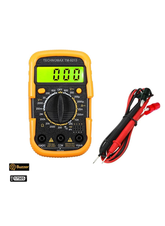 Avometre Buzzerli Dijital Elektrik Ölçüm Aleti Multimetre Cihazı (