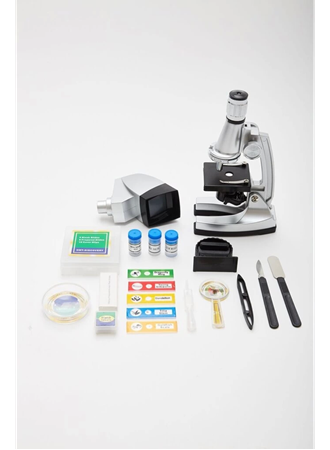 -50x-100x-200x-400x-600-1200x Çocuklariçin Eğitici Projektörlü Mikroskop Seti (